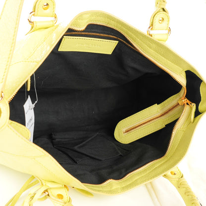 Balenciaga Agneau Giant 12 Gold Hardware City Jaune Citronnade 5 of 7