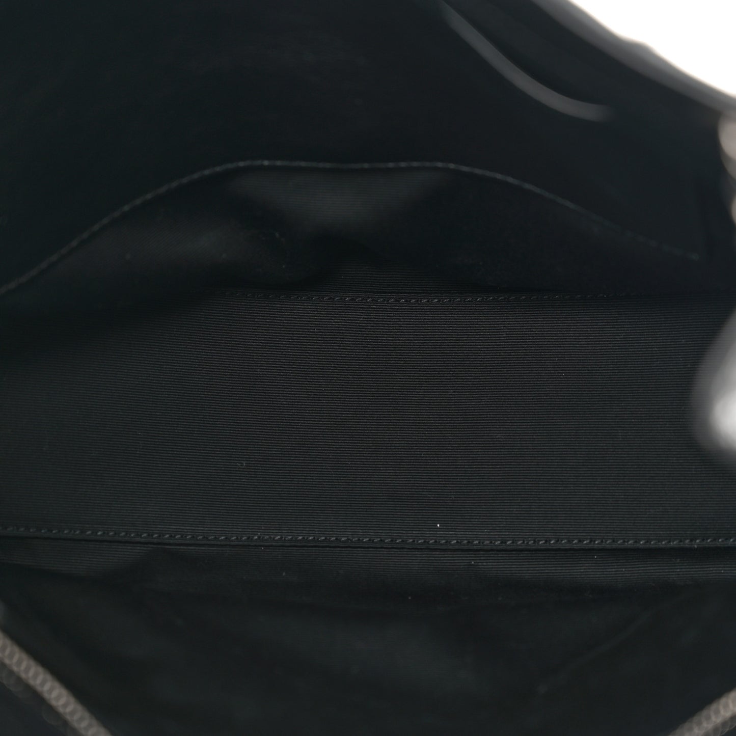Crinkled Calfskin Matelasse Monogram Medium Niki Shopper Tote  Black