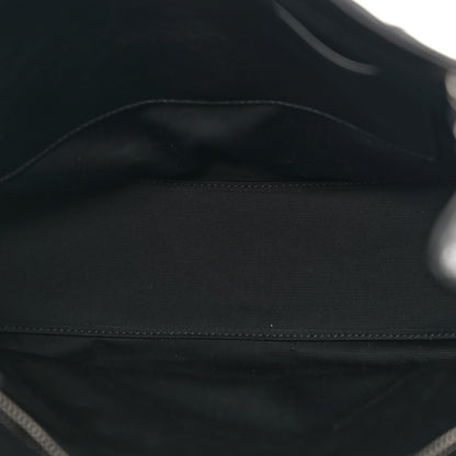 Saint Laurent Crinkled Calfskin Matelasse Monogram Medium Niki Shopper Tote  Black 5 of 11