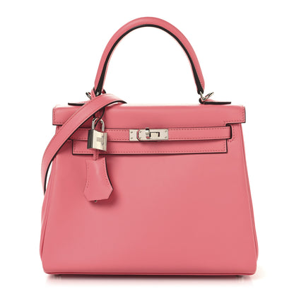 Hermes Swift Kelly Retourne 25 Rose Azalee 1 of 14