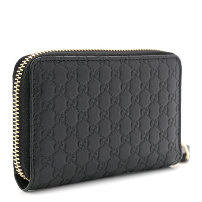 Gucci Microguccissima Zip Around Card Case Black 3 of 7