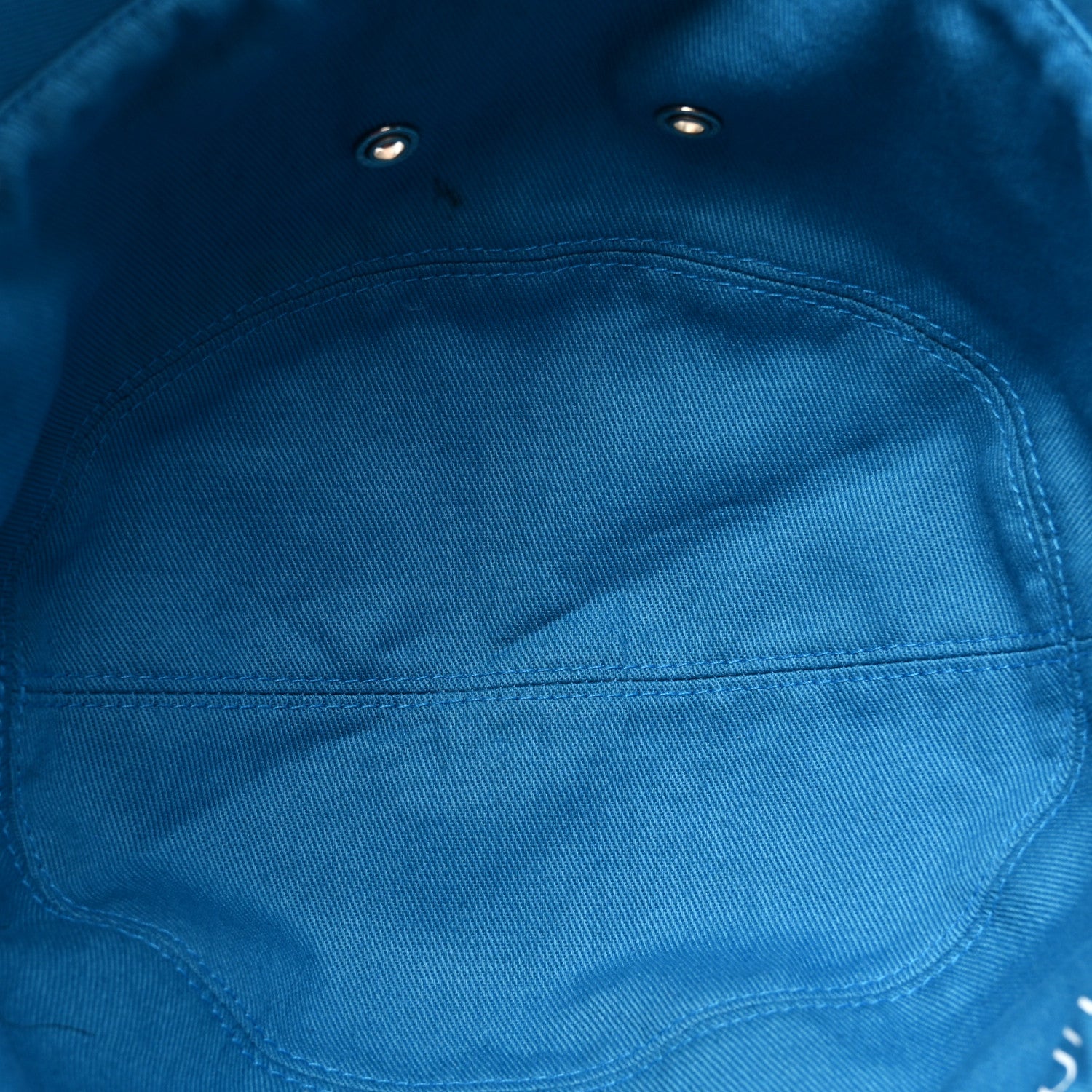 Louis Vuitton Monogram Denim Transformable Bob Bucket Hat 60 White Blue 13 of 14