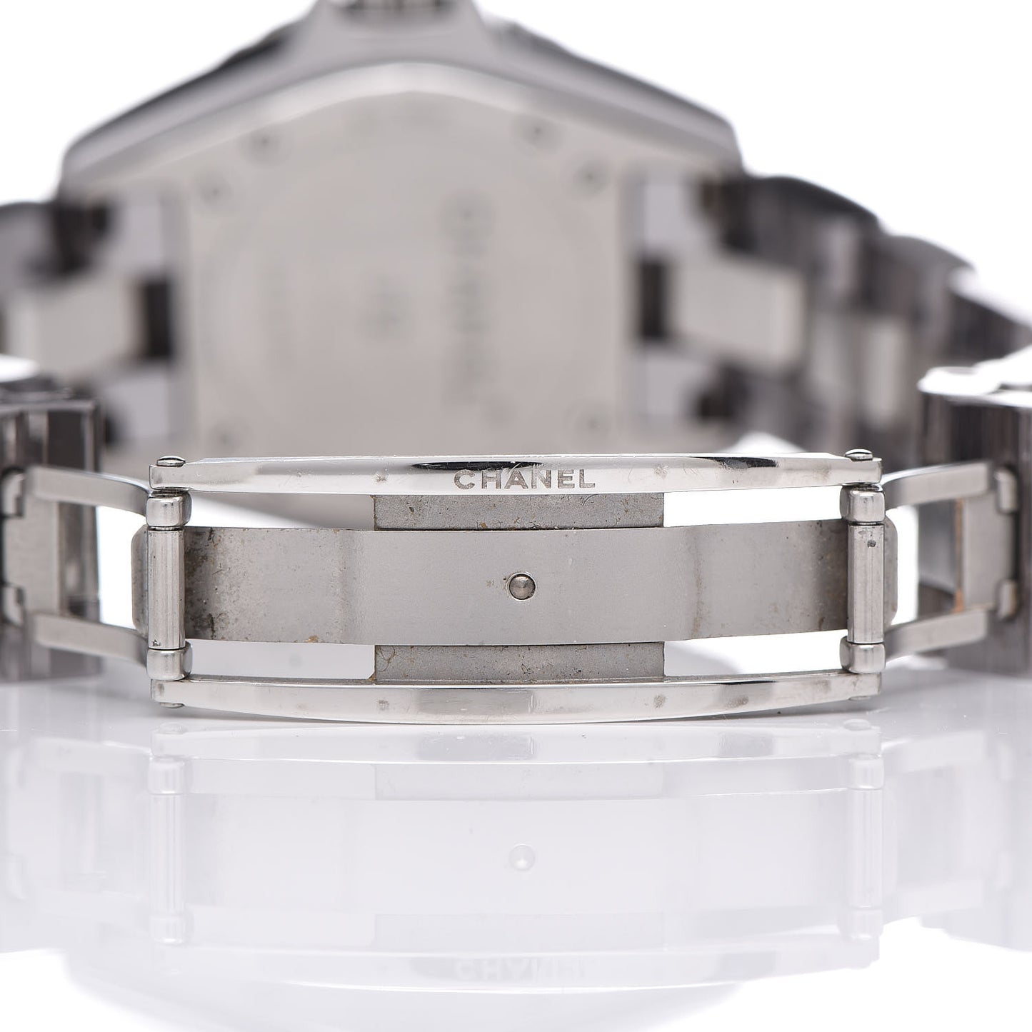 Titanium Ceramic Diamond Pave Bezel 33mm J12 Quartz Watch