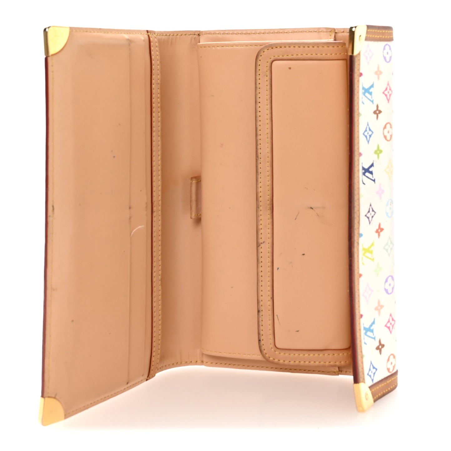 Monogram Multicolor Porte Tresor International Wallet White