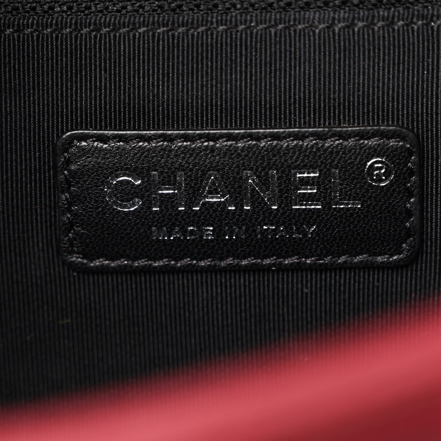 Chanel Nubuck Chesterfield Quilted Large Celtic Boy Flap Red 6 of 11