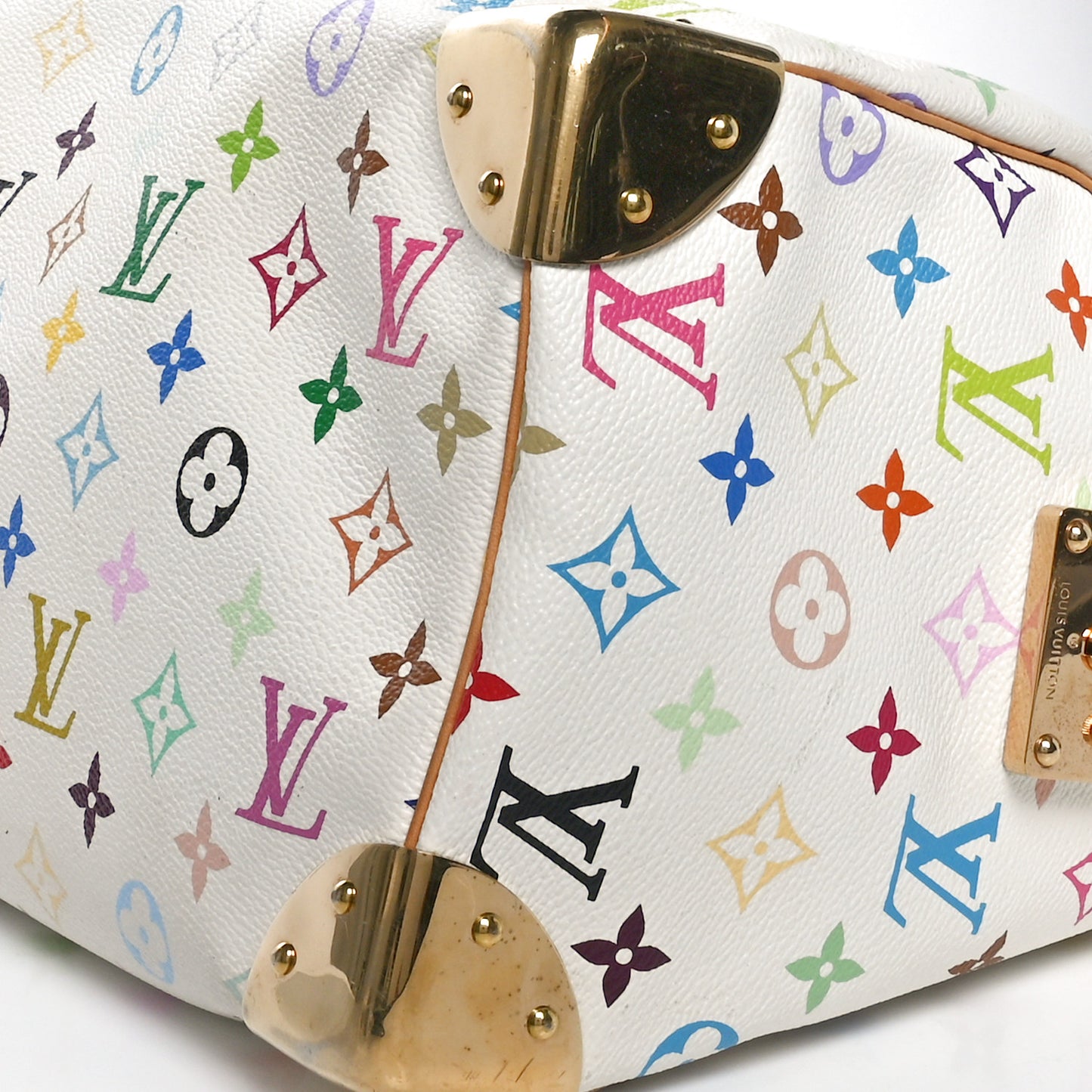 Monogram Multicolor Speedy 30 White