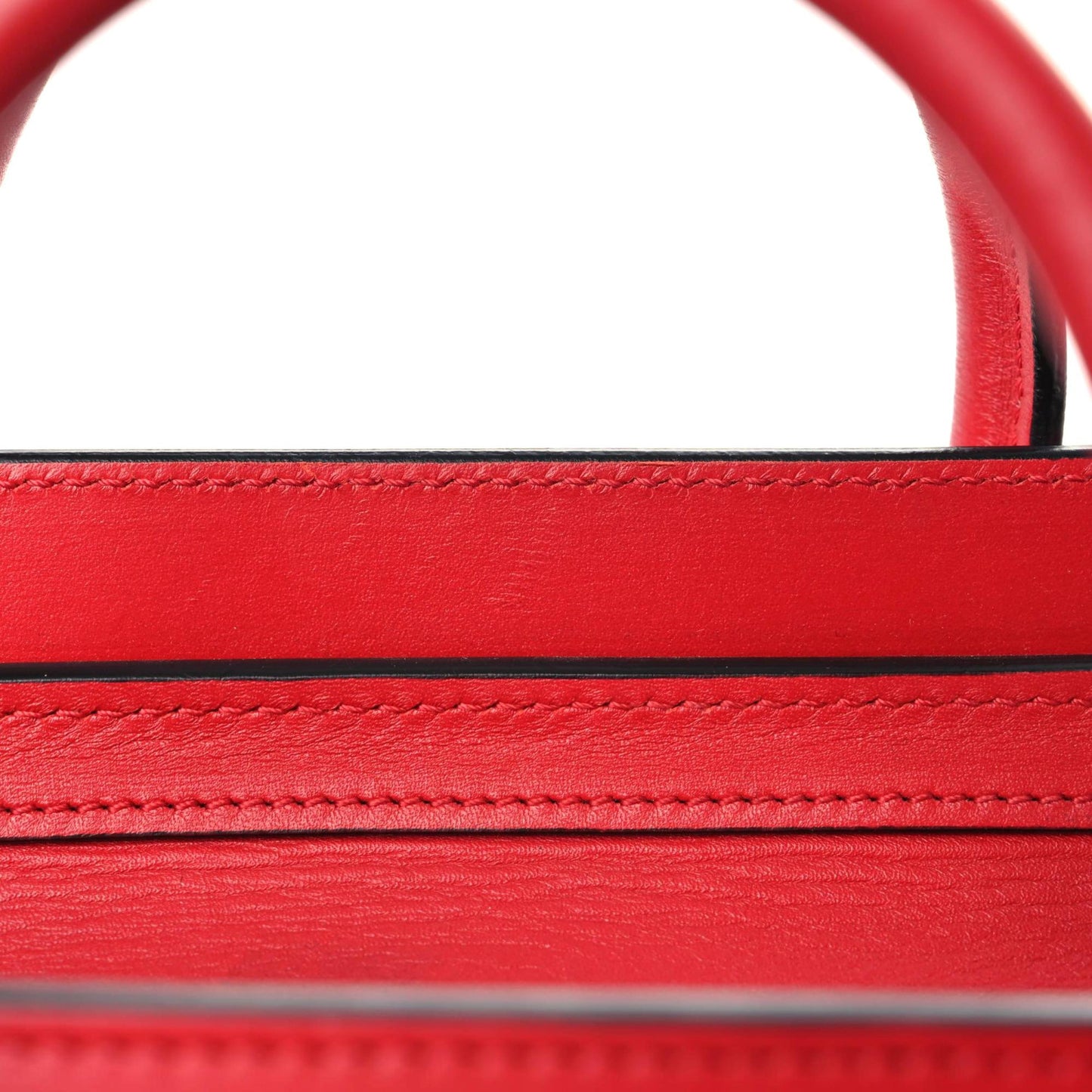 Smooth Calfskin Nano Luggage Red