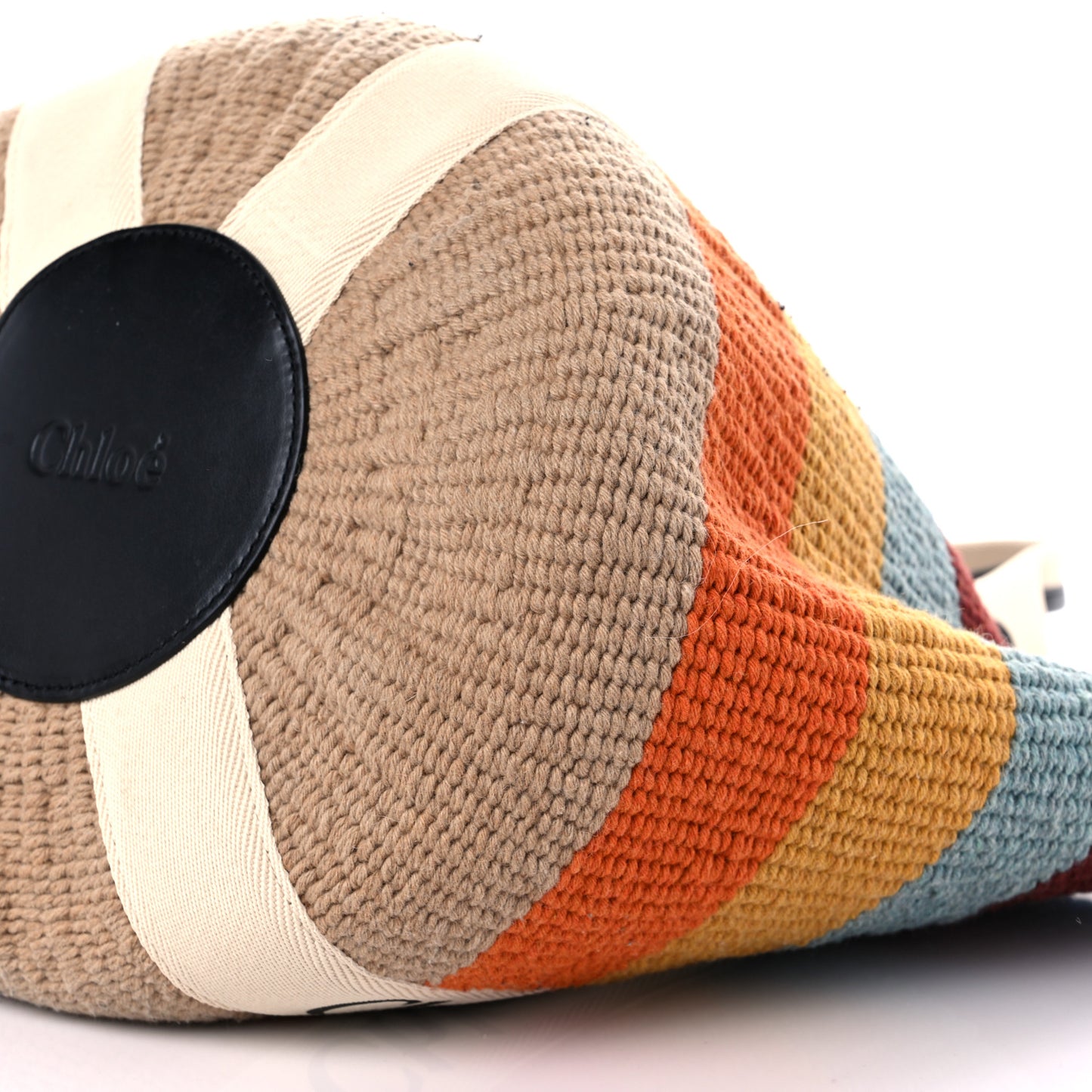 X MIFUKO Woven Large Woody Basket Tote Multicolor