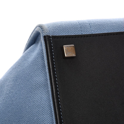Celine Cotton Canvas Medium Phantom Luggage Blue 10 of 11
