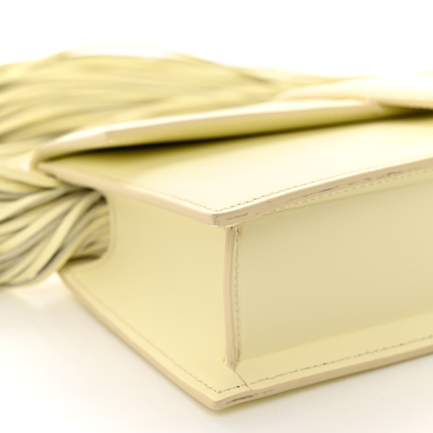 Jacquemus Smooth Calfskin Le Bambino Long Ficiu Light Yellow 8 of 11