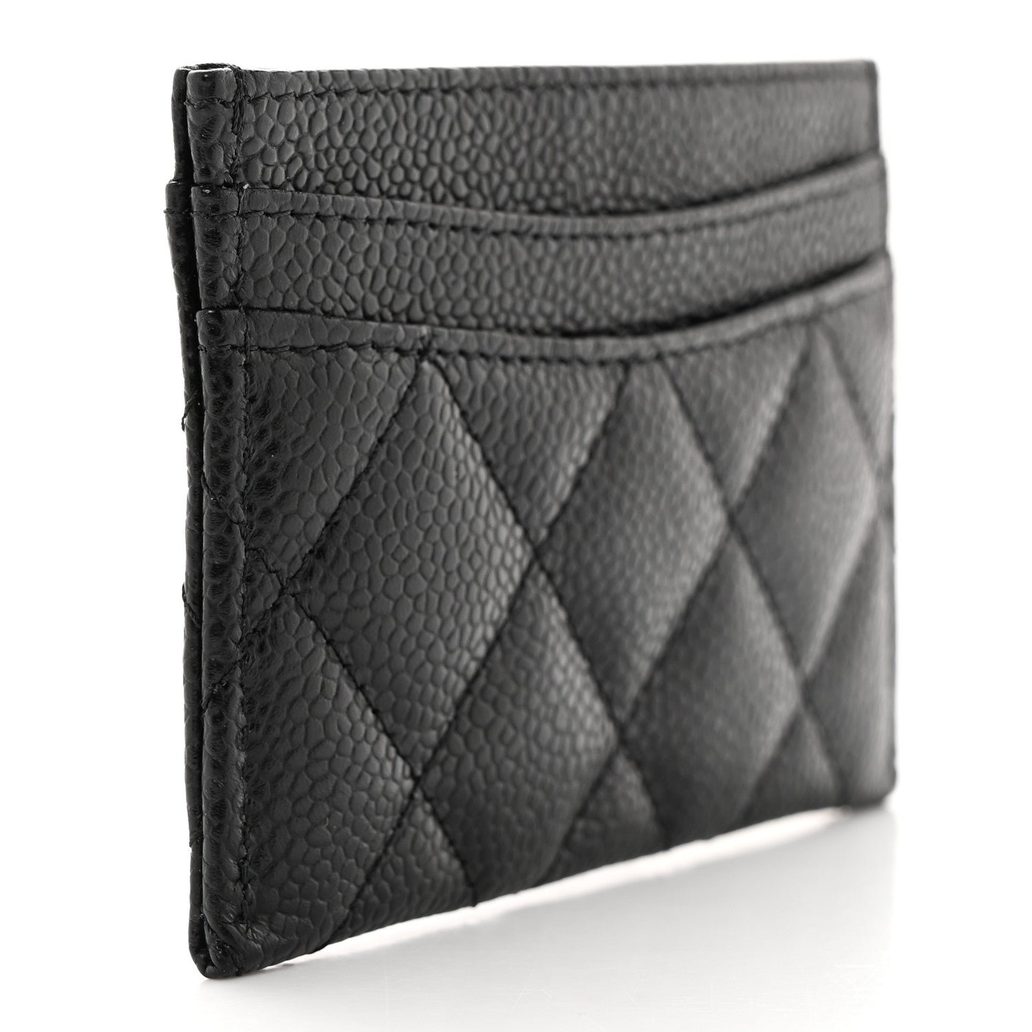Chanel Caviar Quilted Card Holder Black 3 of 8