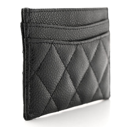 Chanel Caviar Quilted Card Holder Black 3 of 8