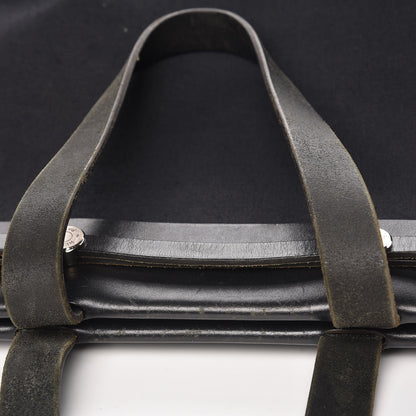 Hermes Toile Vache Hunter Herbag Cabas MM Black 17 of 28