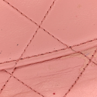 Chanel Lambskin Quilted Medium Double Flap Light Pink 14 of 16