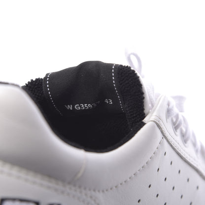 Chanel Calfskin Mens Logo Sneakers 43 Black White 9 of 11