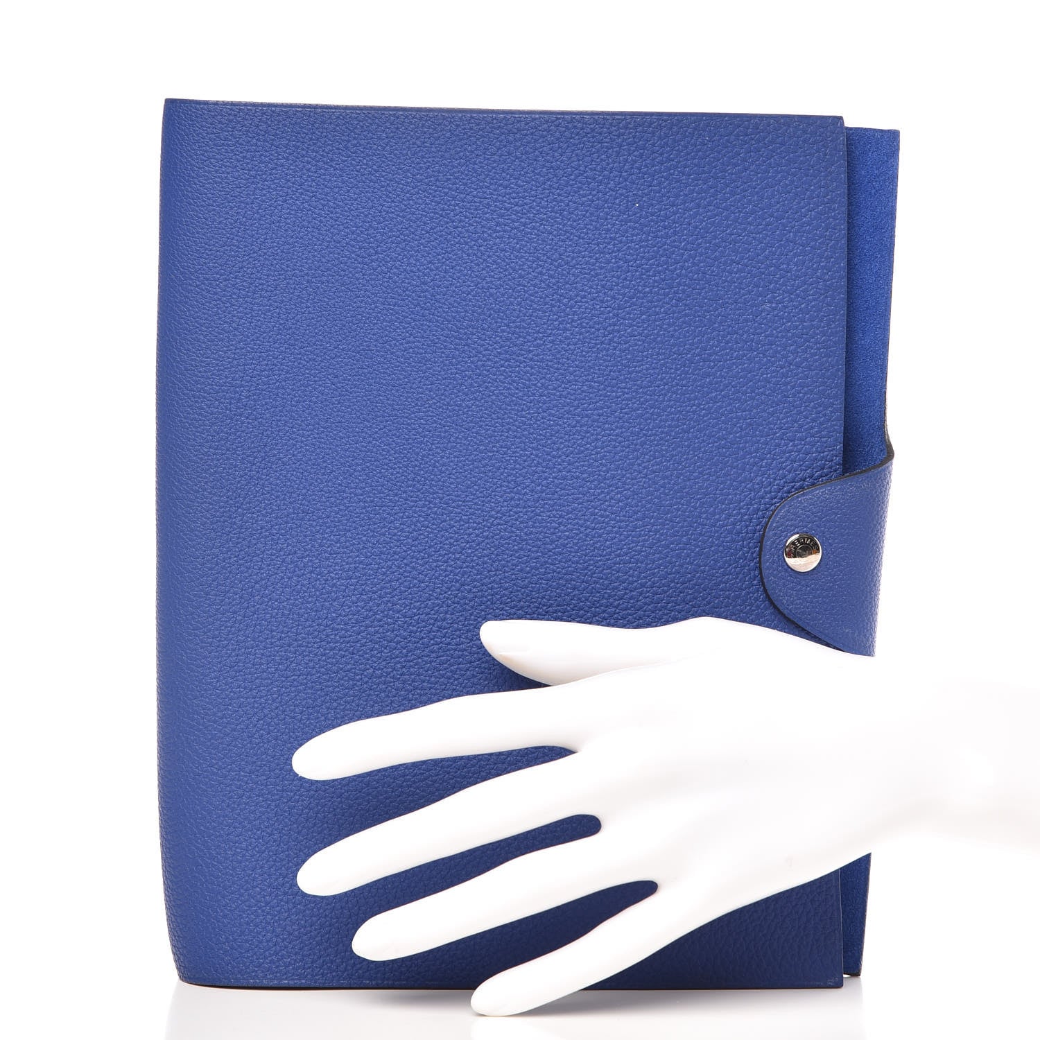 Hermes Togo Ulysse MM Notebook Cover Bleu Electrique 2 of 7