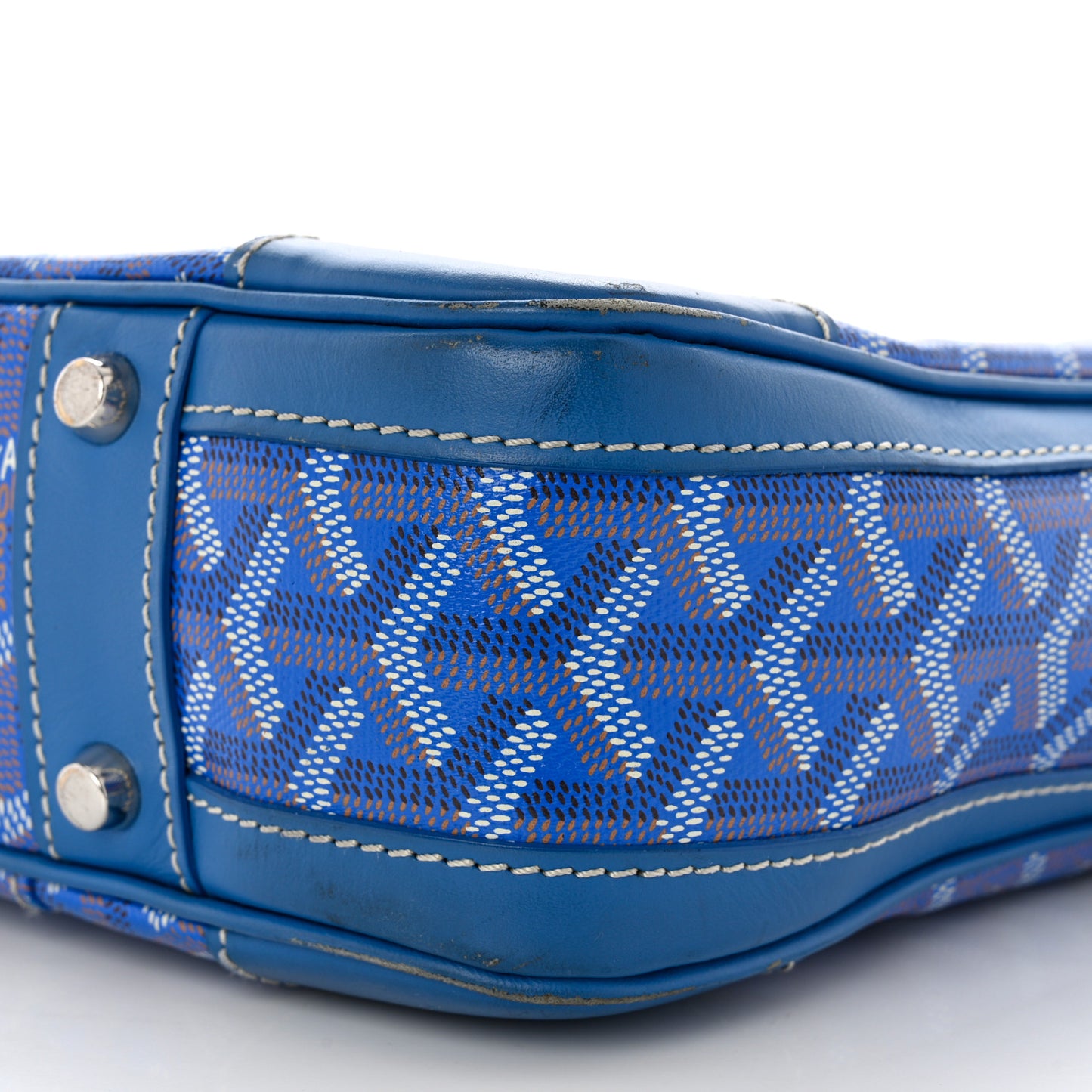 Goyardine Ambassade PM Briefcase Sky Blue