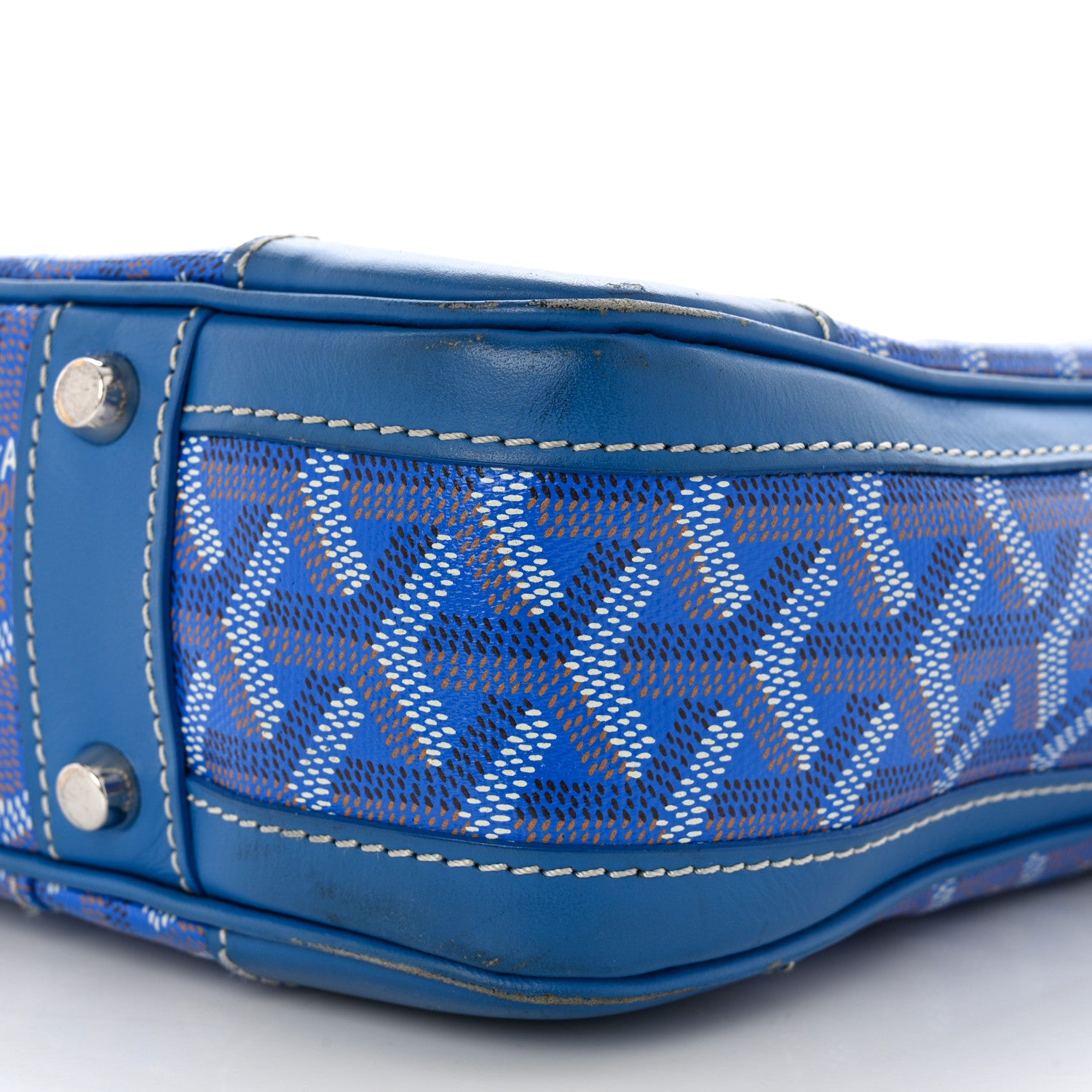 Goyard Goyardine Ambassade PM Briefcase Sky Blue 9 of 10