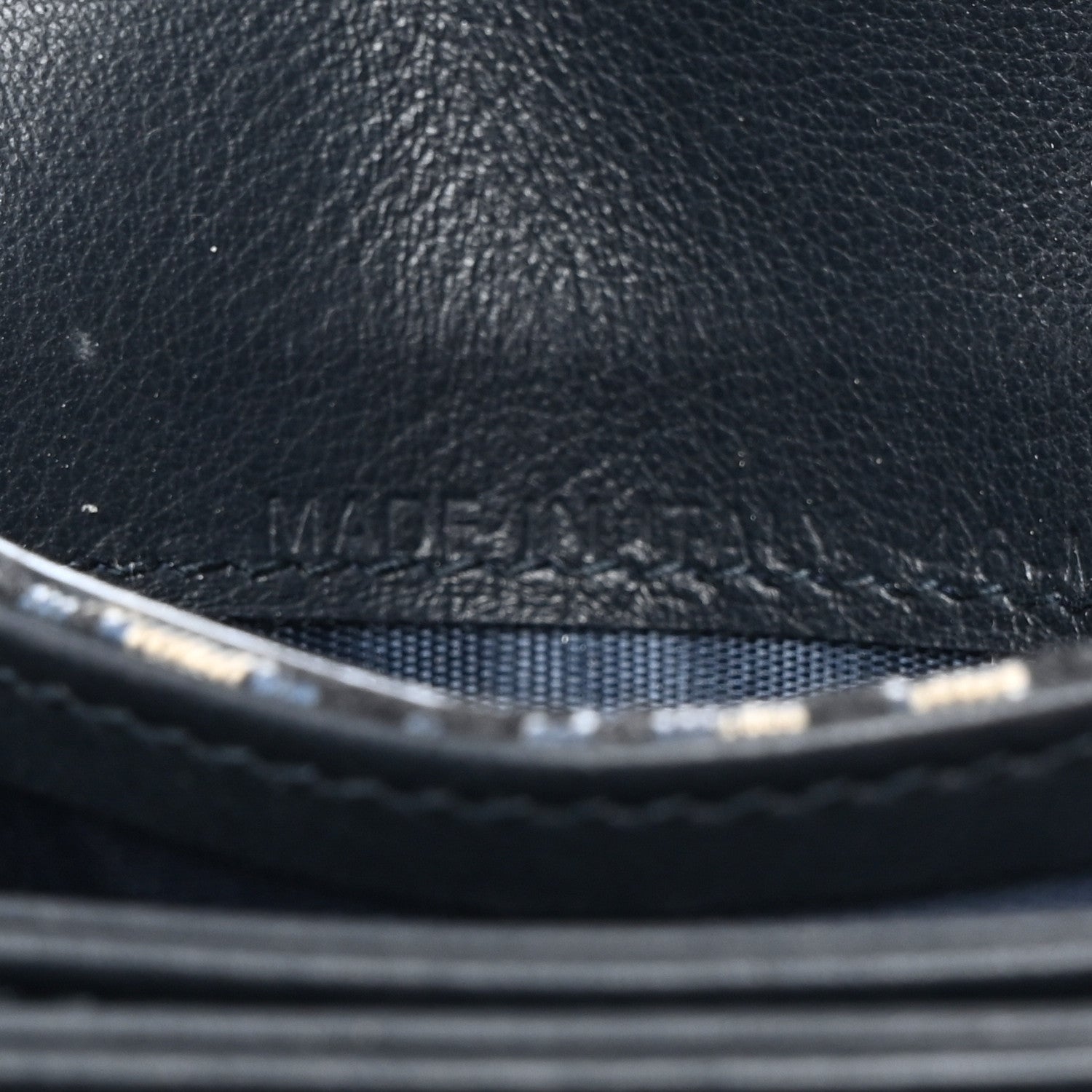 Christian Dior Oblique Saddle 5-Gusset Card Holder Blue 7 of 10