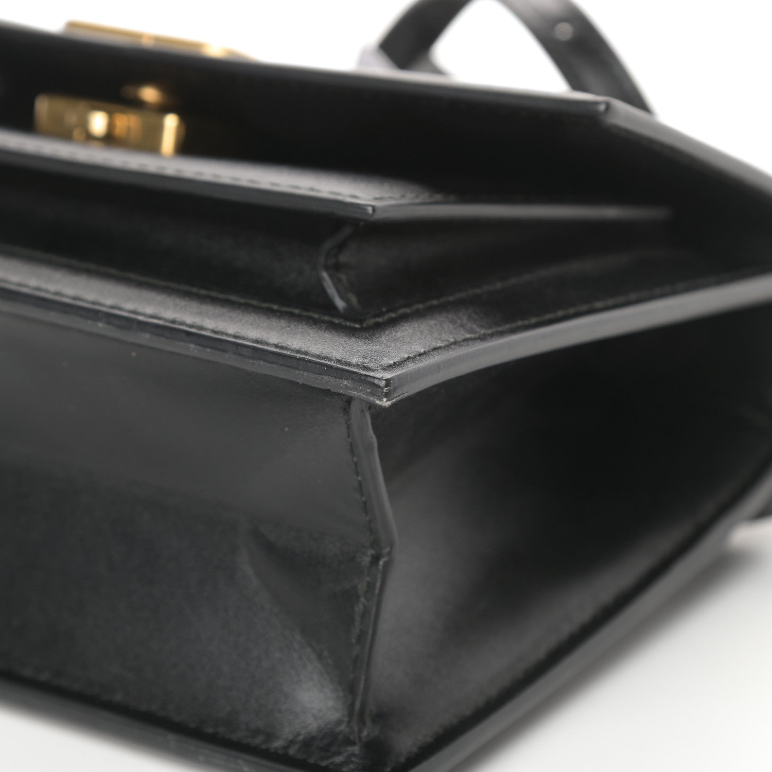 Balenciaga Box Calfskin XS Sharp Top Handle Bag Black 14 of 15