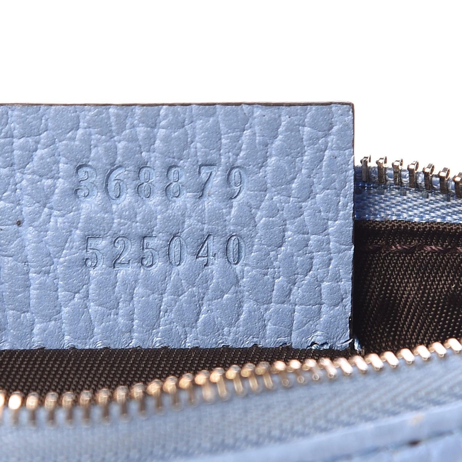 Gucci Dollar Calfskin Swing Key Case Mineral Blue 7 of 9