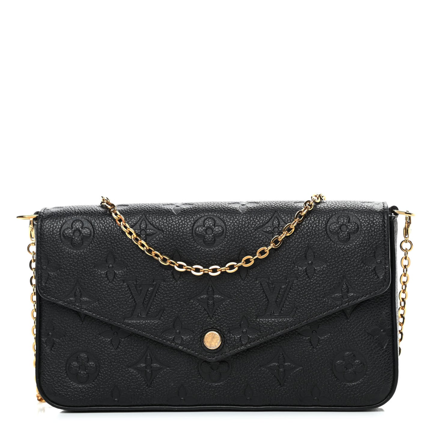Empreinte Pochette Felicie Chain Wallet Black