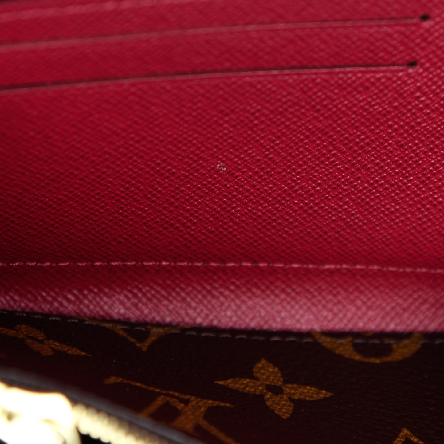 Monogram Clemence Wallet Fuchsia