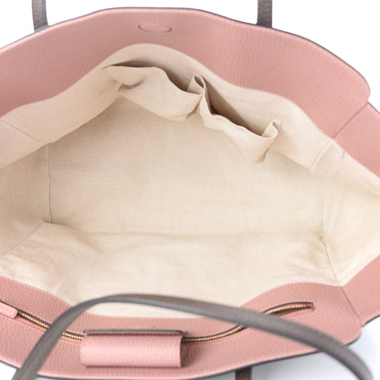 Gucci Dollar Calfskin Medium Swing Tote Grey Field Soft Pink 5 of 8