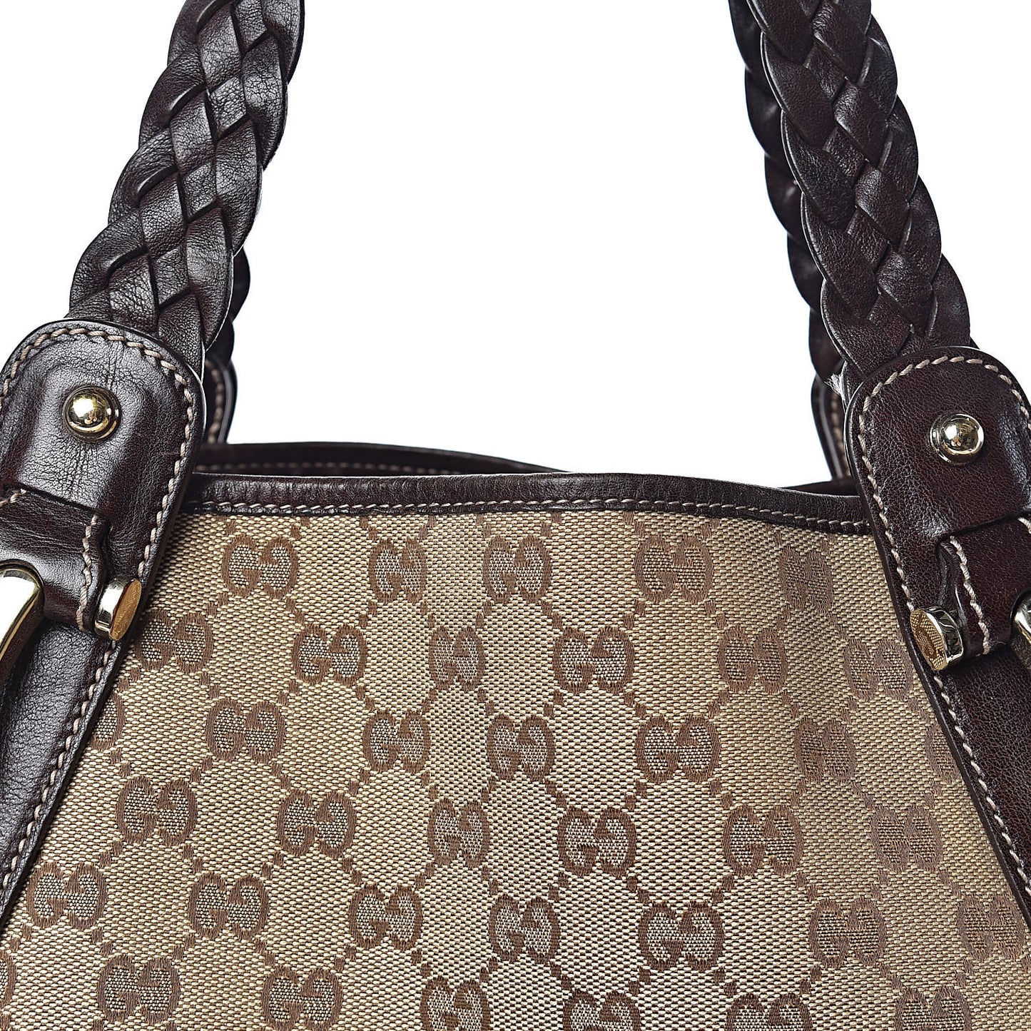 Monogram Medium Pelham Shoulder Bag Dark Brown