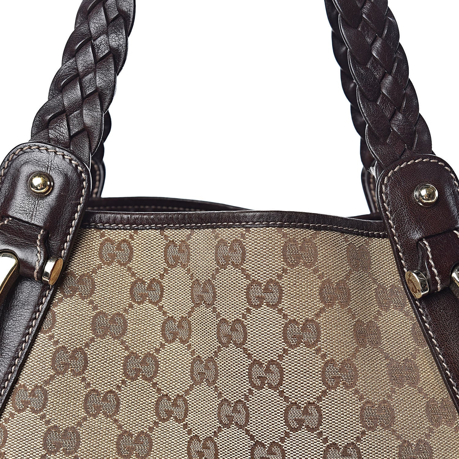Gucci Monogram Medium Pelham Shoulder Bag Dark Brown 10 of 11