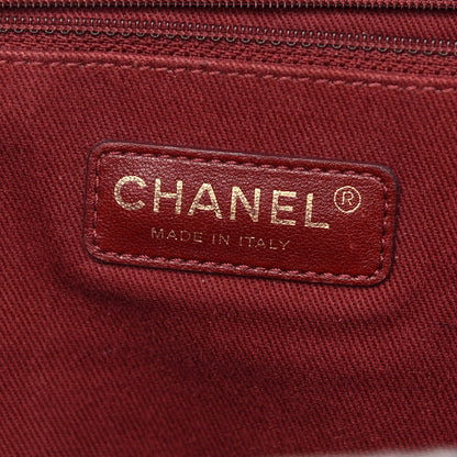 Chanel Crumpled Grained Calfskin Quilted Maxi Shiva Flap Black 6 of 9