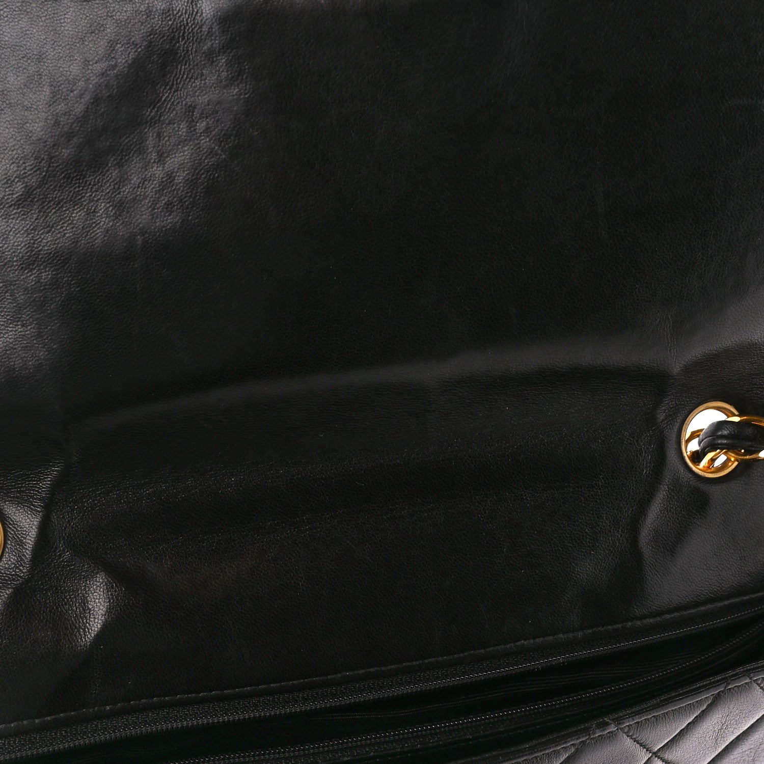 Chanel Lambskin Quilted Jumbo Single Flap Black 12 of 12