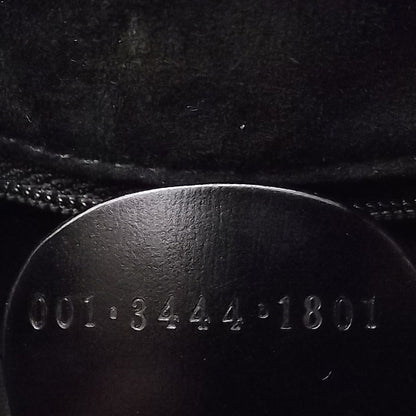 Gucci Suede Shoulder Bag Black 6 of 8