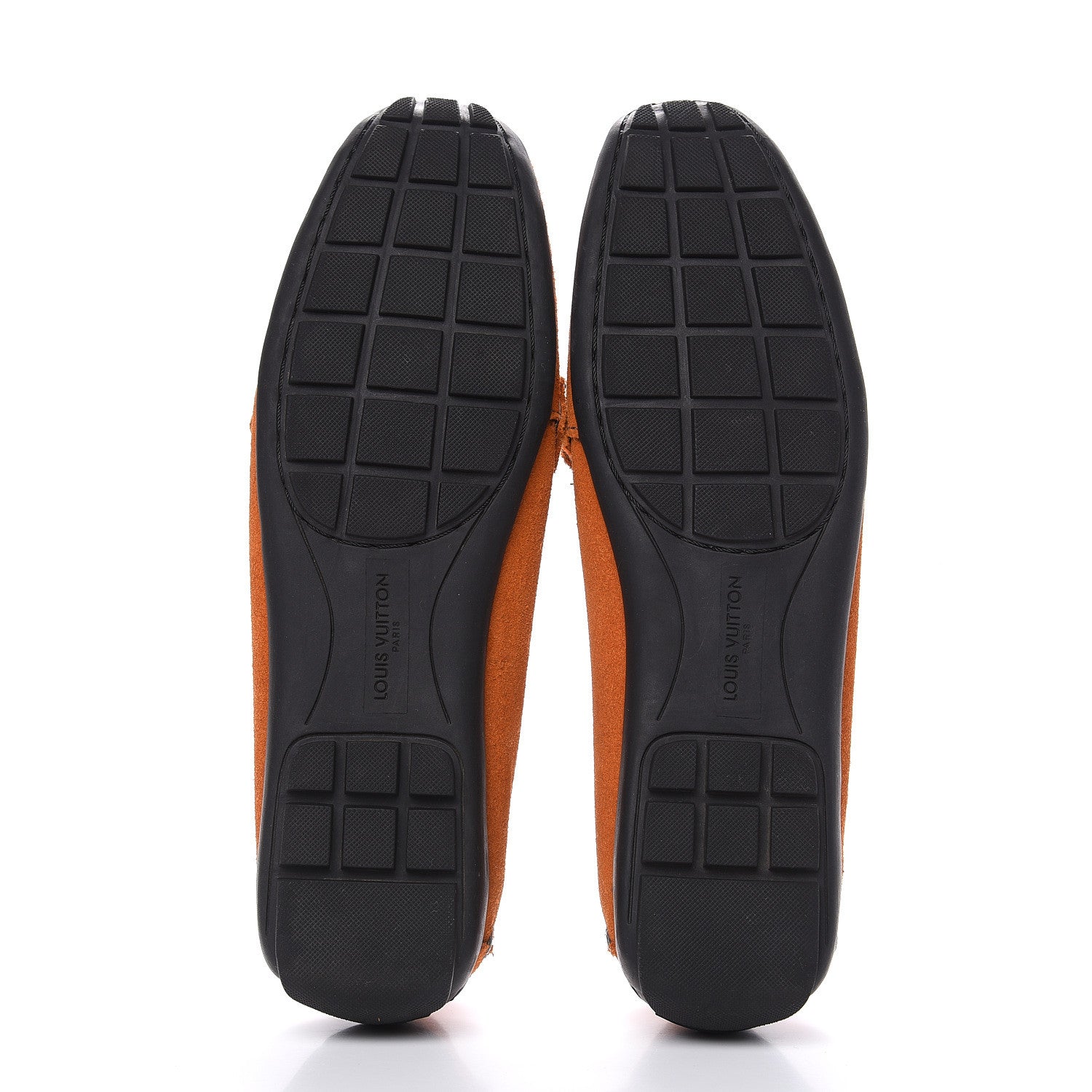 Louis Vuitton Suede Loafers 7 Orange 5 of 12