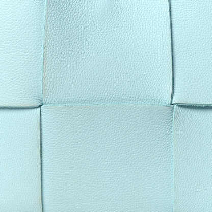 Bottega Veneta Grained Calfskin Maxi Intrecciato Small Arco Tote Pale Blue 8 of 10