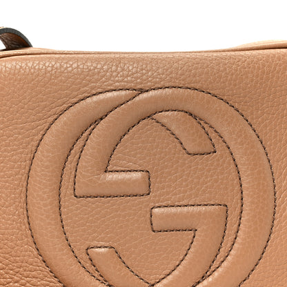 Gucci Pebbled Calfskin Small Soho Disco Bag Camelia 9 of 11