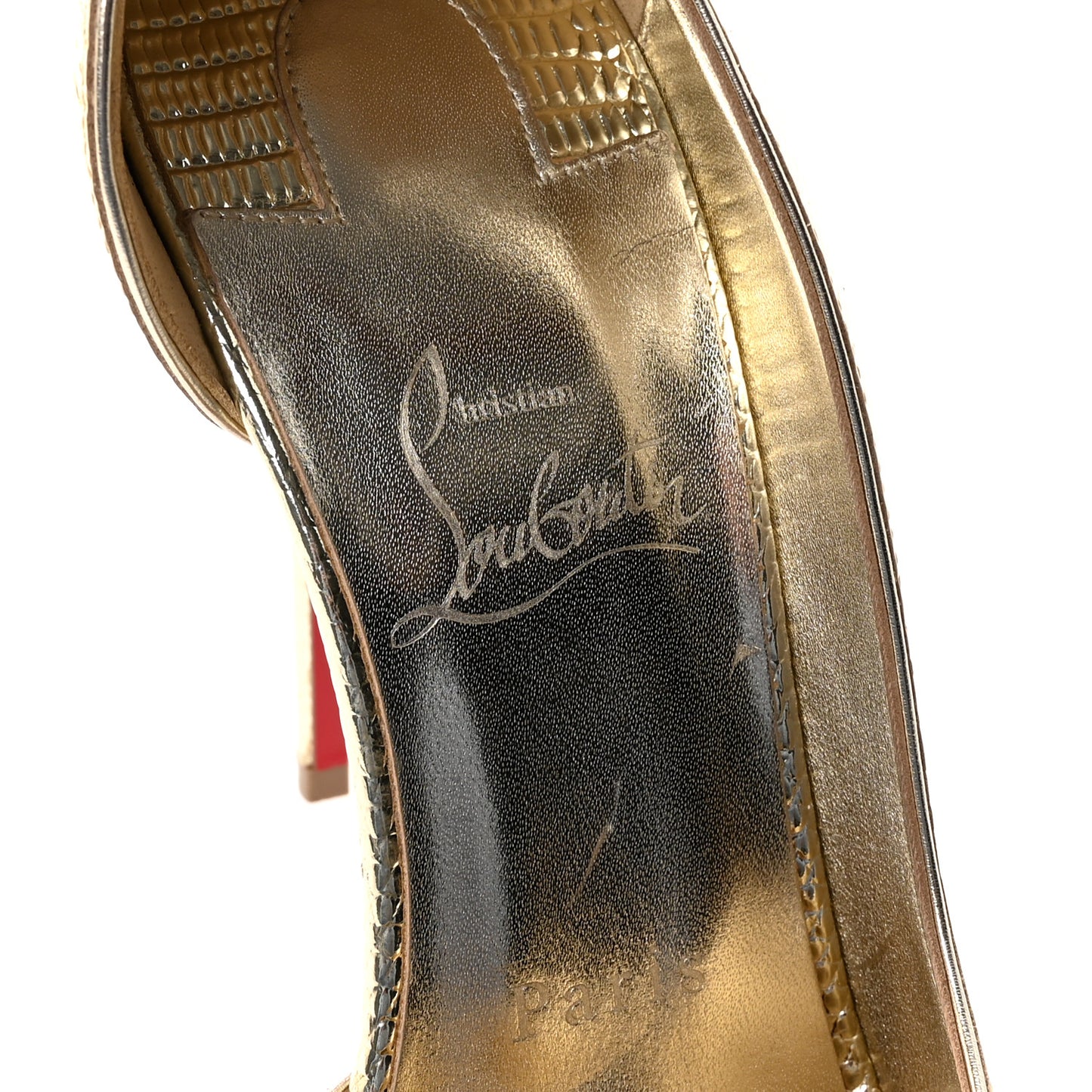 Metallic Calfskin Lizzy Iriza 100 Pumps 38.5 Gold