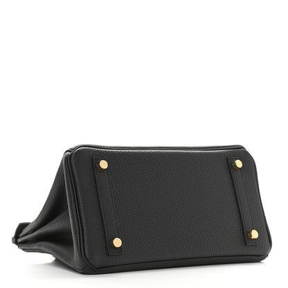 Hermes Togo Birkin 25 Black 4 of 10