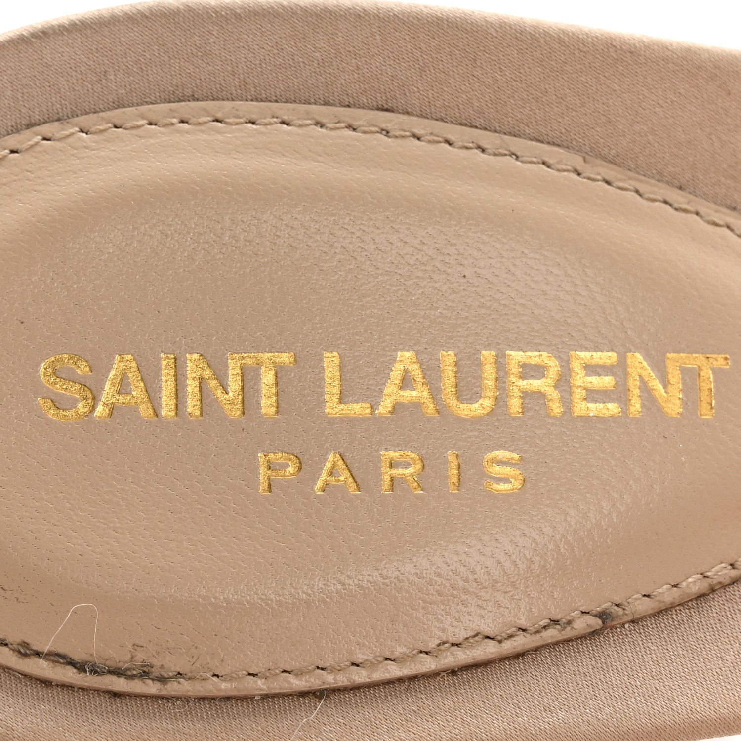 Saint Laurent Faux Fur La 16 Mule Sandals 36 Light Beige 8 of 9