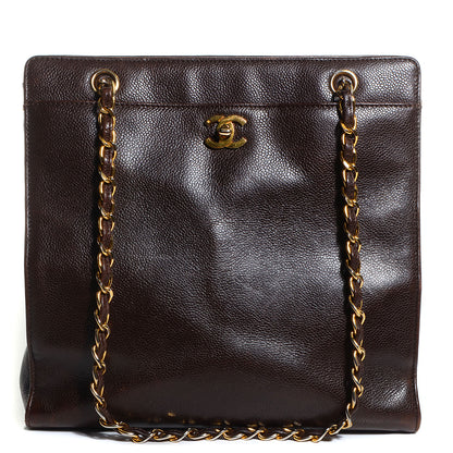 Chanel Caviar Shoulder Bag Brown 1 of 7