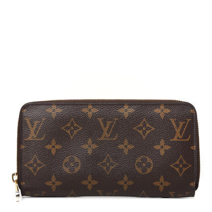 Louis Vuitton Monogram Pompon Zippy Wallet Rose Ballerine 1 of 7