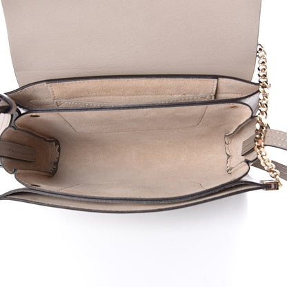 Chloe Suede Calfskin Small Faye Shoulder Bag Motty Grey 5 of 11