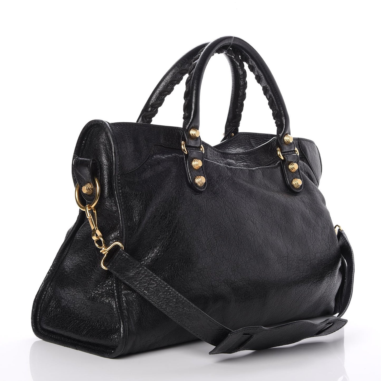 Agneau Giant 12 Gold Hardware City Black