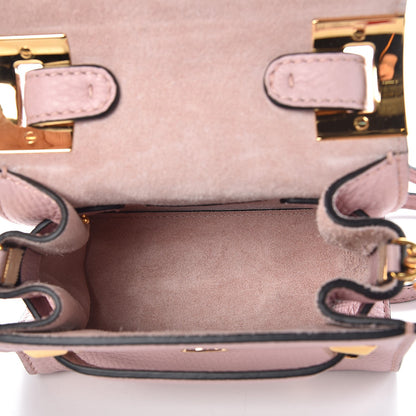 Valentino Garavani Grained Calfskin Mini My Rockstud Frame Bag Poudre 6 of 8