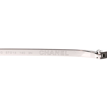 Chanel Mirrored Pilot Summer Sunglasses 4223 Silver 5 of 8