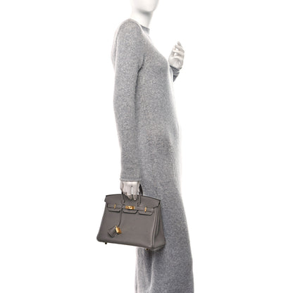 Hermes Togo Birkin 25 Etain 2 of 12