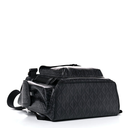 Christian Dior Canvas CD Diamond Hit The Road Backpack Black 4 of 10