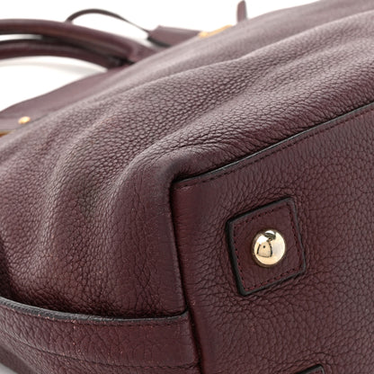 Mulberry Classic Grained Calfskin Alice Satchel Oxblood 19 of 20