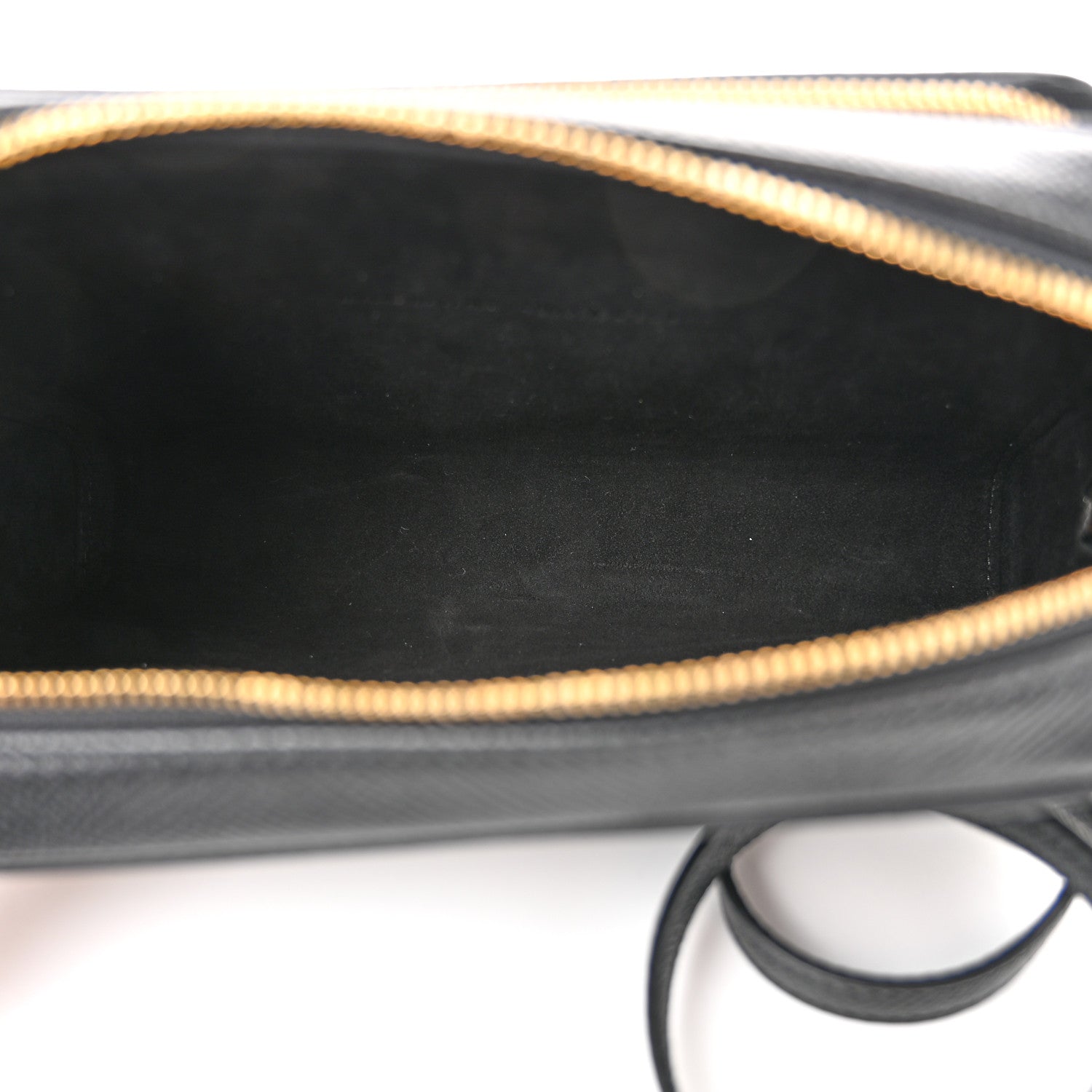Christian Dior Grained Calfskin Caro Double Pouch Black 5 of 10