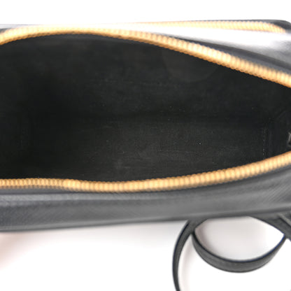 Christian Dior Grained Calfskin Caro Double Pouch Black 5 of 10
